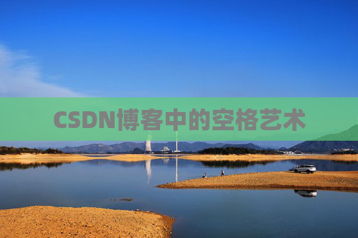 CSDN博客中的空格艺术